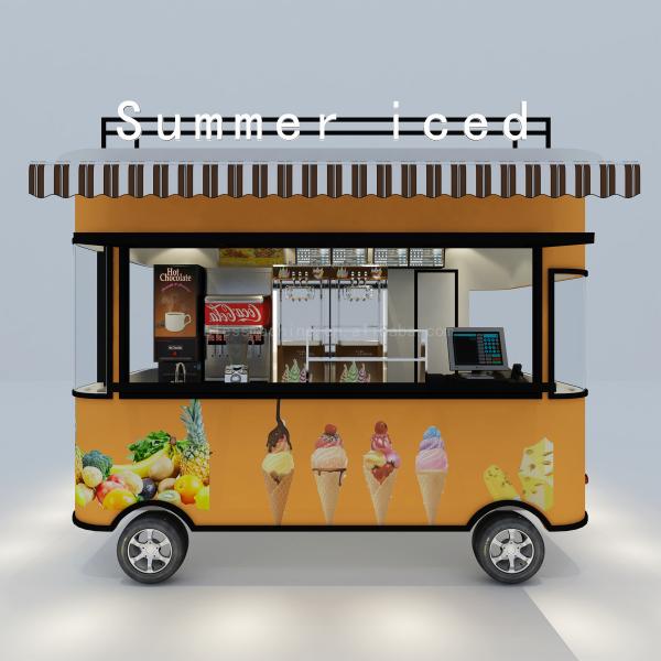 Powerful Multipurpose Mobile Electric Tricycle for Fast Food and Drinks Outlet 2022