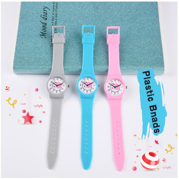 Animal Kids Plastic Quartz Watch With Silicone Strap Quartz Movement