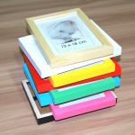 Hot sale solid wood photo frame with different color
