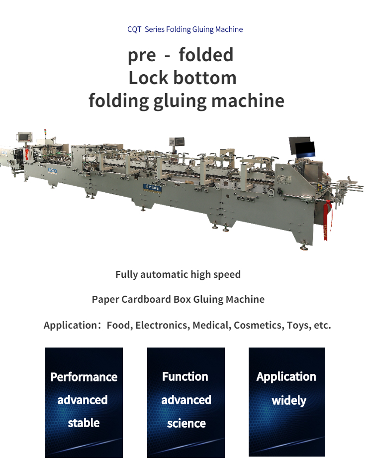 CQT1100 Semi Automatic Folder Gluer Machine for Box Folding MAXIMUM PAPER WIDTH 2 1050mm