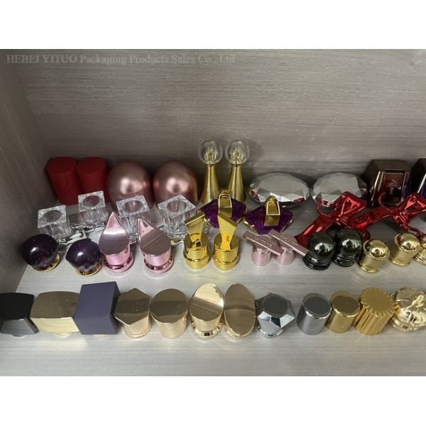 Square Transparent Perfume Bottle Caps Fragrance locking Loop