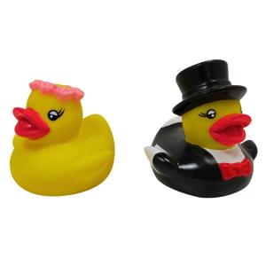 China Decorations Yellow Floating Duck Toy / Floating Rubber Ducks Phthalate Free on sale