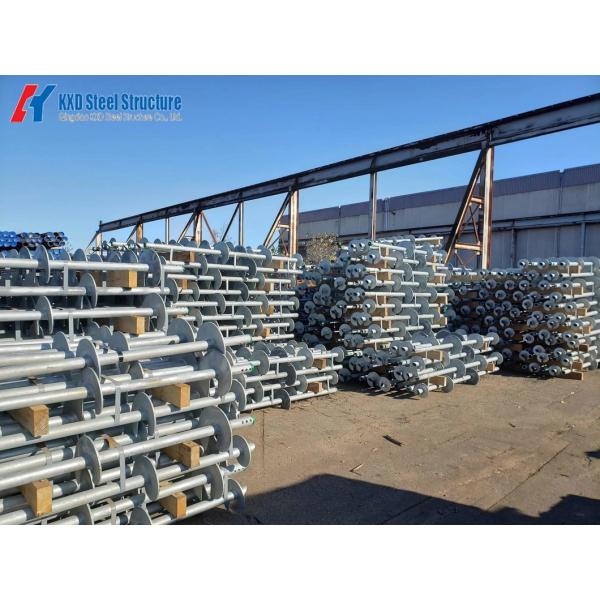 Prefabricated Hot DIP Glavanized Steel Ground Helix Pile Wholesale Foundation Screw Anchor Metal Helical Bolt