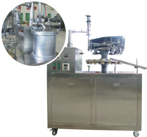 Mayonnaise Filling Peanut Butter Mixer Equipment , Chili Sauce Bottle Filling