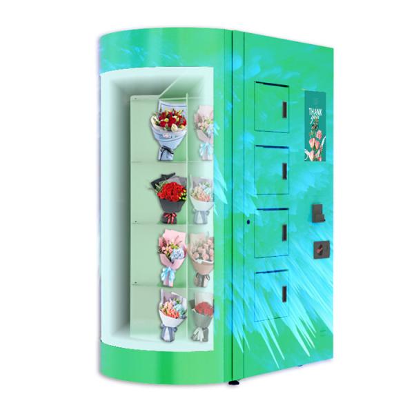 Cheap Customized Lcd 19 Inch Flower Vending Machine With Large Display Window for sale