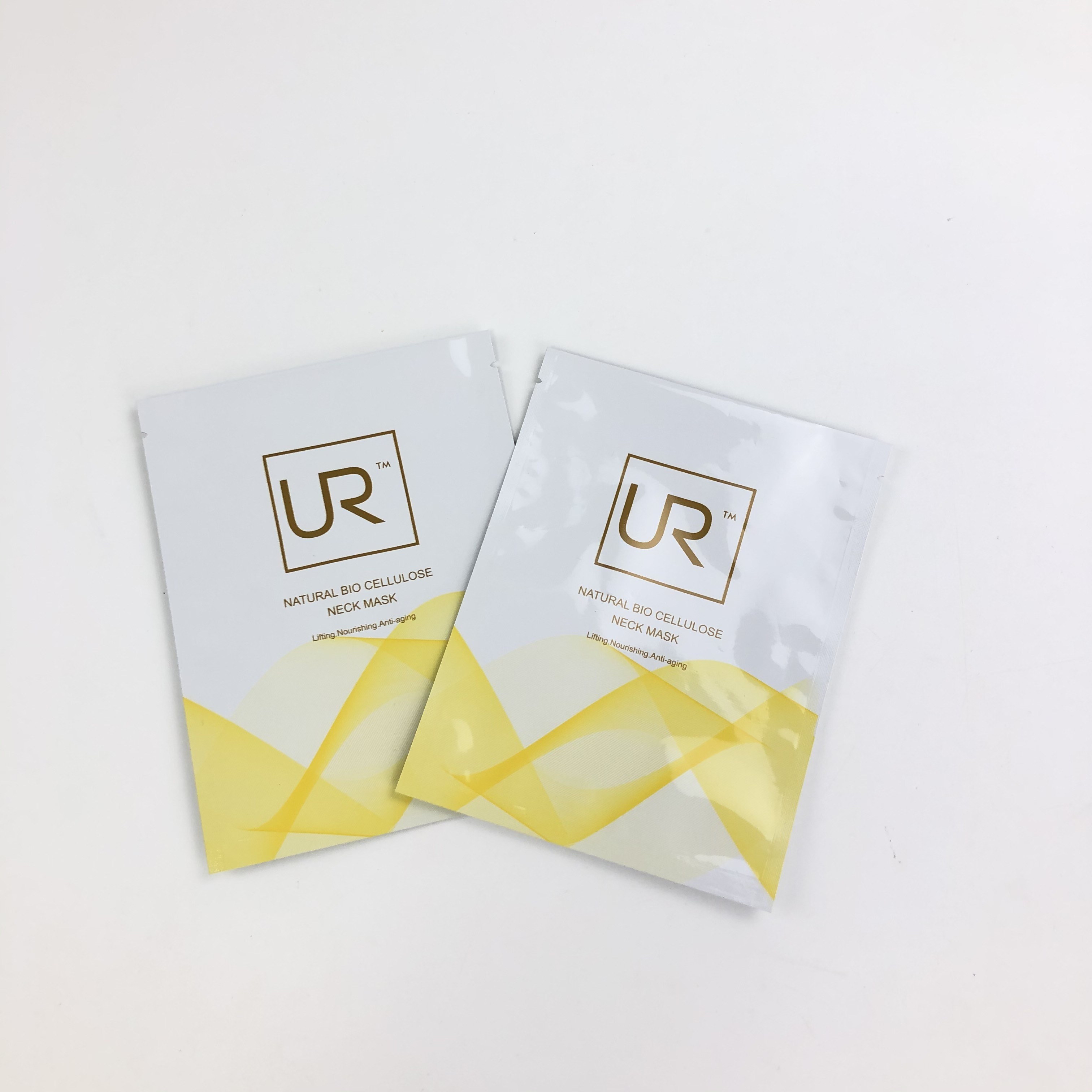 Free samples high quality 3 side seal flat bag with tear notch aluminum foil pouches