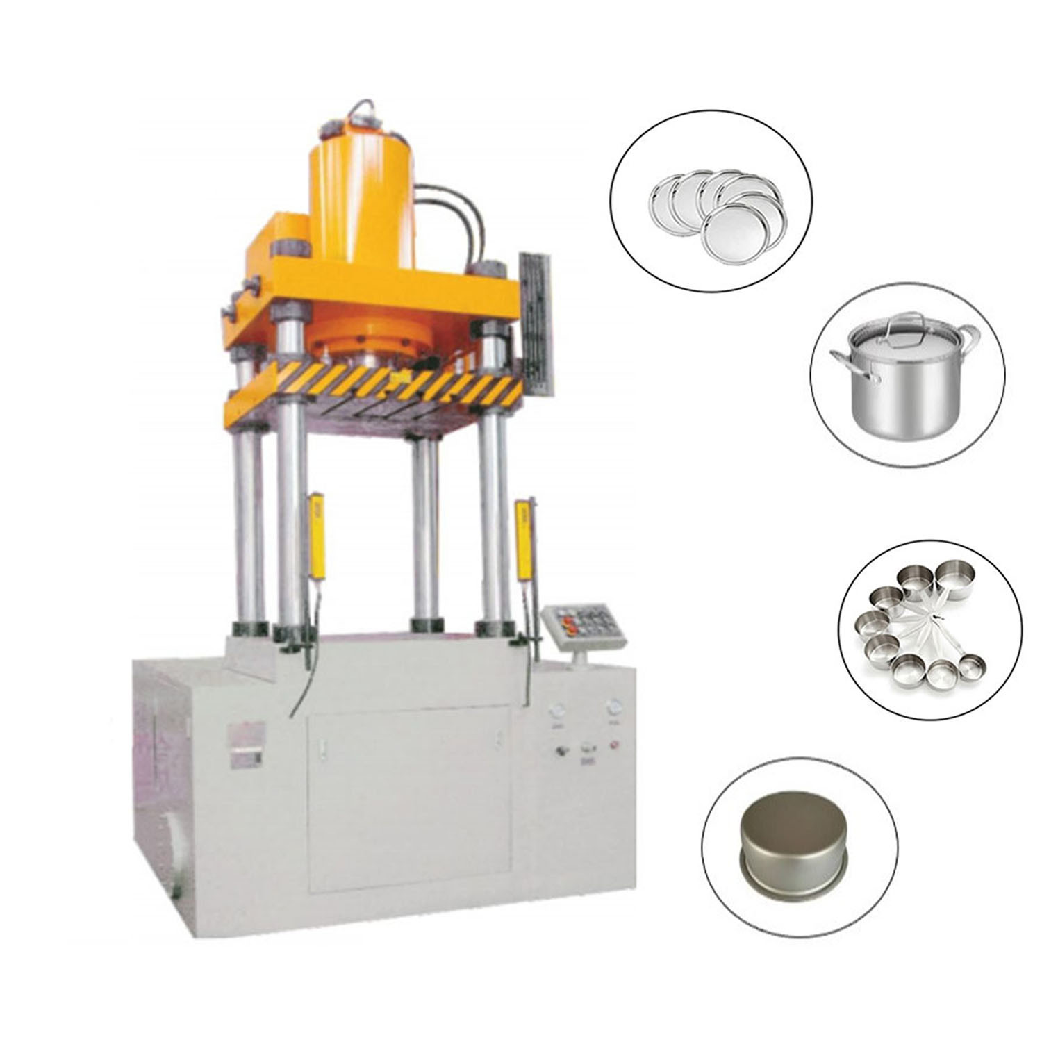 380V 50HZ Cookware Production Line , Automatic Aluminium Pot Making Machine