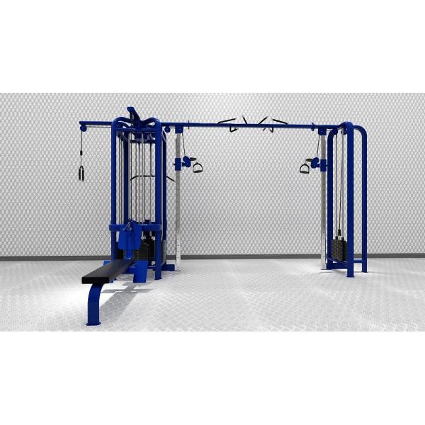 Commercial Gym Equipment Adjustable Pulley 5 Station Multi Gym Strength Training Cable Machine Gym