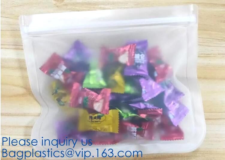 Round bottom polypropylene zip lock bag, CD bag, round reclosable bag, round reusable zip lock bag, round grip seal pack