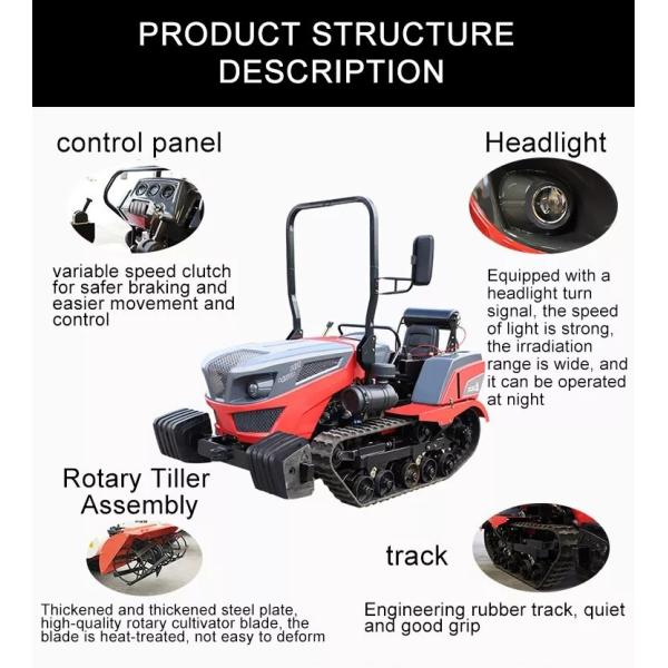 Farm International Crawler Tractor Mushroom Crawler Cultivation Cultivator