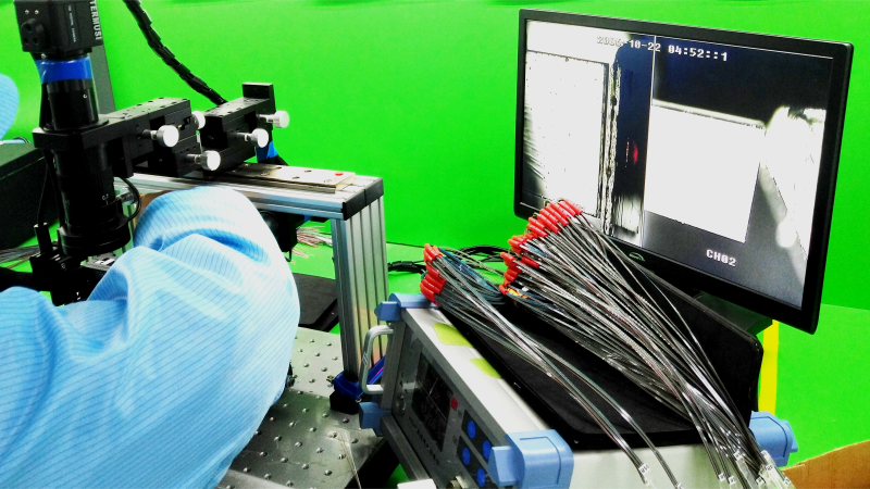 Green FC Optic Fiber Adapter Simplex APC FTTH for Active Optical Connection Solution