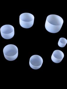 Quality Fused silica opaque quartz singing crystal bowls price wholesale