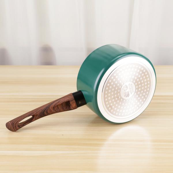 Aluminum Non Stick 3pcs Cookware Set Soup Cooking Pot Single Handle Milk Pot