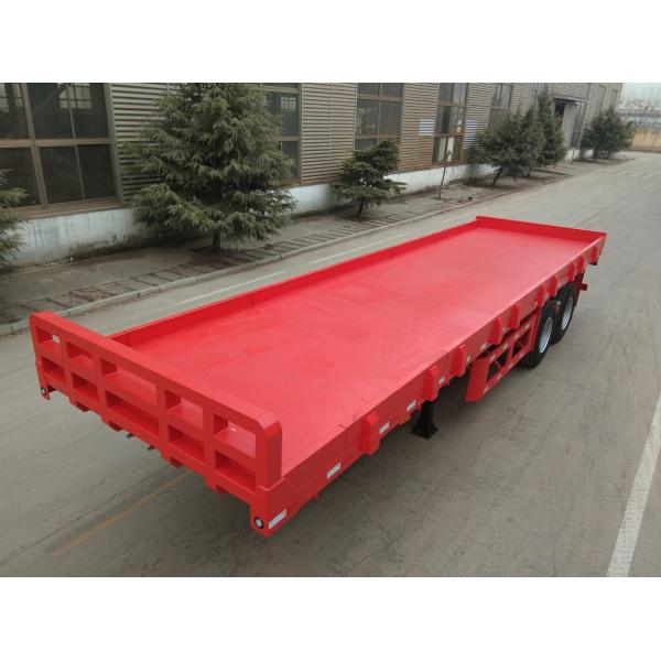 FEA Analysis 40 Foot Flatbed Trailer , PRO - E Design Extendable Flatbed Trailer