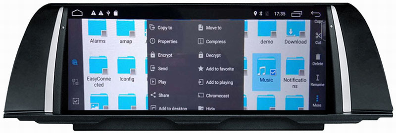 Ouchuangbo media player GPS radio for 5 Series F10 F11 (2013-2016) support BT MP3 mirror link android 8.1 OS 4+64
