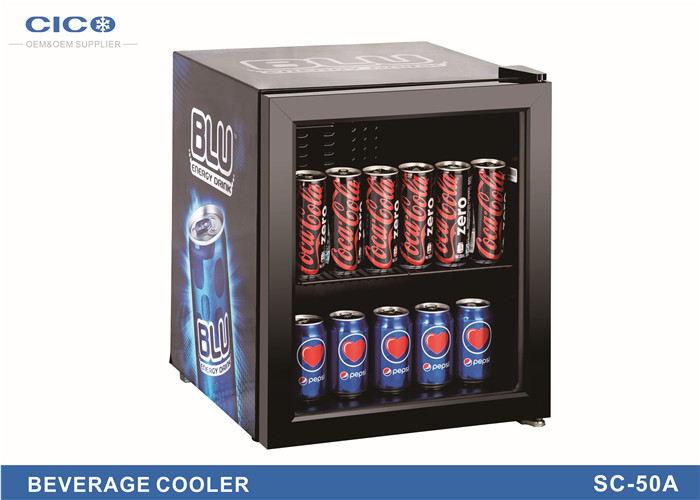Quality Lightweight Glass Fronted Fridge Refrigerators Precoated Steel Outer wholesale
