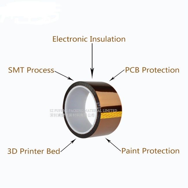 260C Anti Static 0.06mm Kapton Tape Thermal Insulation