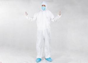 China Disposable Nonwoven Protective Scrub Suits PPE Safety Clothing on sale