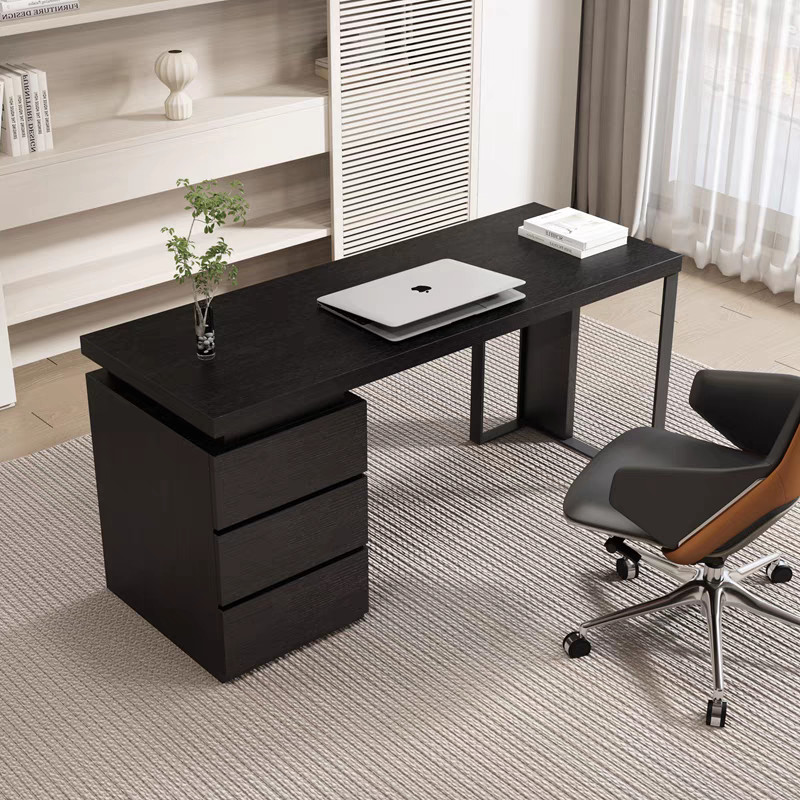 ODM Solid Wood Computer Desk With Drawers For Organising Books