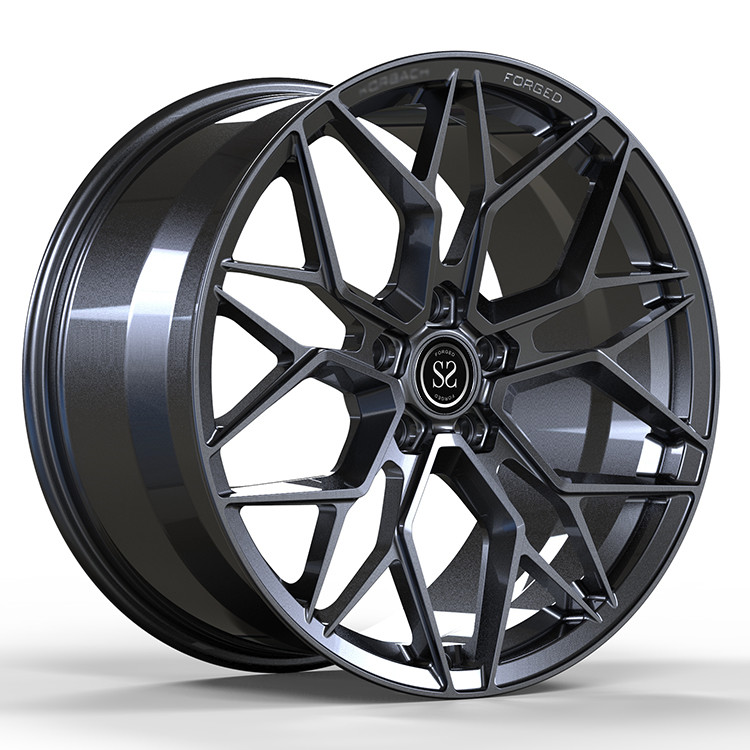 Gun Metal Machined Customized Forged Rims For BMW 428 435i / Silver 18" Inch Forged Wheel Rims