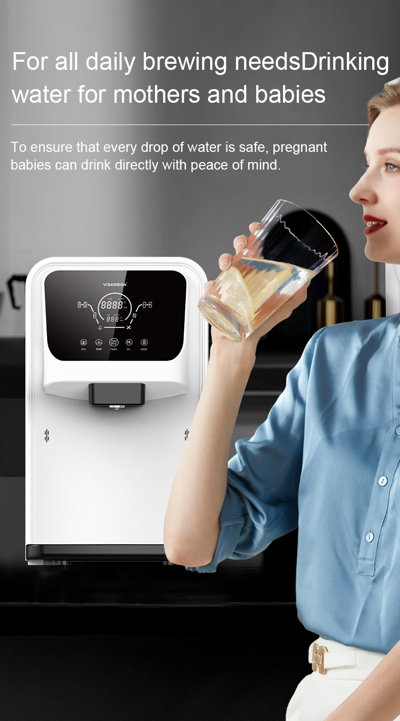 VST-T1CG Desktop 2200W Smart RO Water Purifier Hot and Cold Water 75G After Service Free Spare Parts