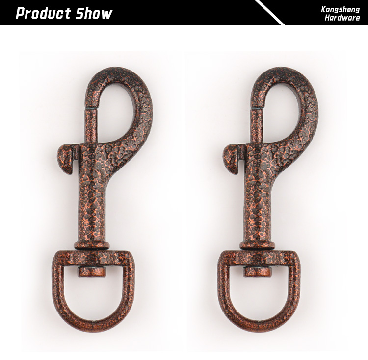 15mm Antique Copper Swivel Clips Snap Hooks for Handbag Hardware Logo Customized Logo