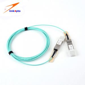 China Arista Compatible Qsfp Optical Cable , 5M Active Optical Cable 40G QSFP+ To 4 X 10G SFP+ AOC on sale