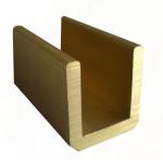 4m Length C38500 Copper U Channel Extrusion Mill Finish Surface