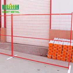 Quality 6ft Temporary Construction Fence Panels Powder Coated wholesale