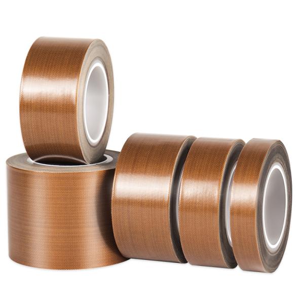 Waterproof Cloth PTFE Adhesive Tape Brown Heat Insulation