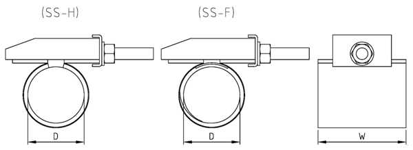 Mini-Type Pipe Repair Clamp Quick Repair Leakage For Oil And Plastic Pipe