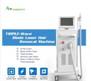 China miracle epilator 808nm diode laser hair removal/laser hair removal machine 808nm diode painless on sale