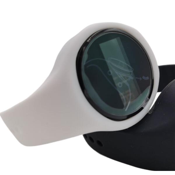 Quality EU Standard White Simple Pedometer Bracelet With Long Distance Tracking wholesale