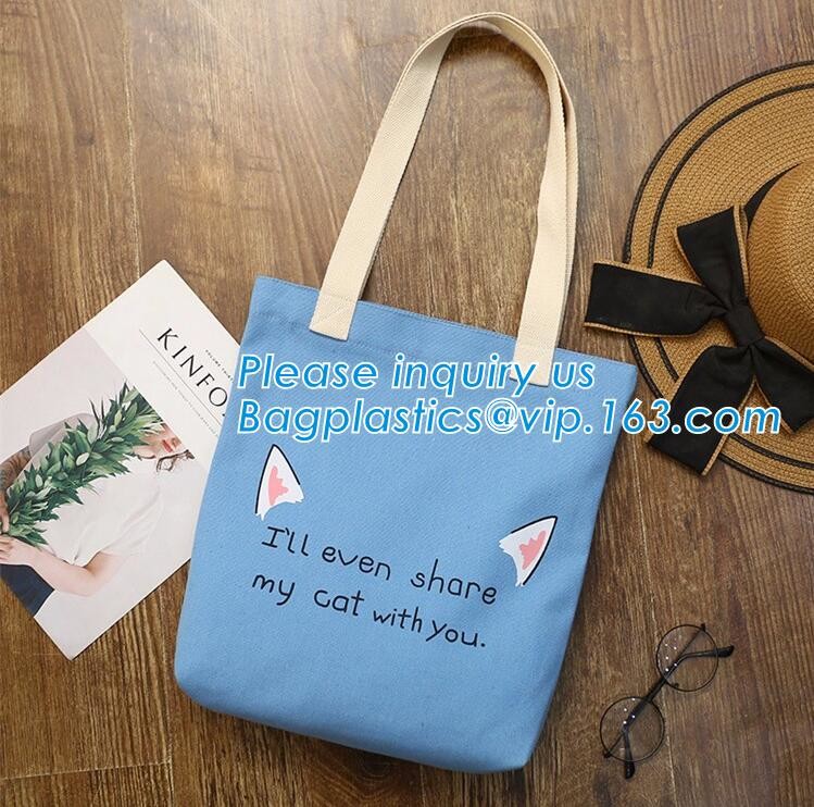 Reusable 100% Cotton Canvas Bag Canvas Tote Bags Convenient Environmentally Grocery Shopping Bags,zipper canvas bag cott