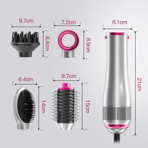 Quality Purple 4 in 1 Interchangeable Ionic Airwrap Styler Hair Dryer Hot Air Brush with Dryer Sets wholesale