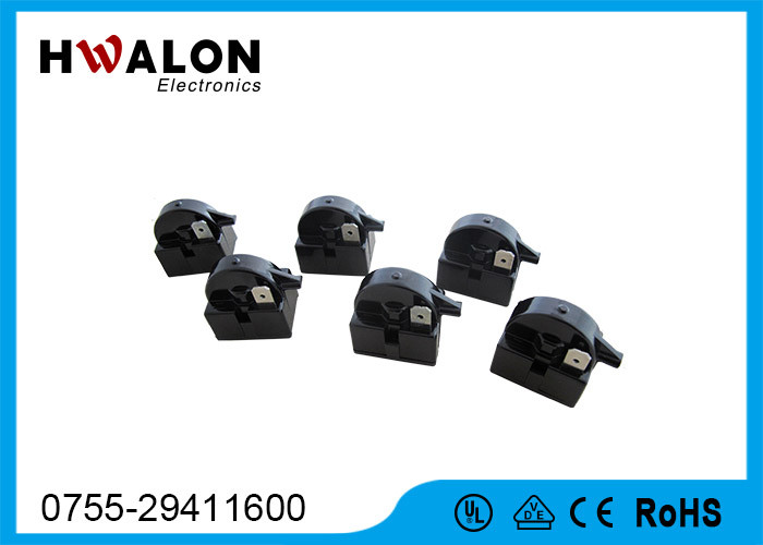 Quality Black / Grey Shell Universal Refrigerator Start Relay Ceramic PTC 19mm 33ohms wholesale