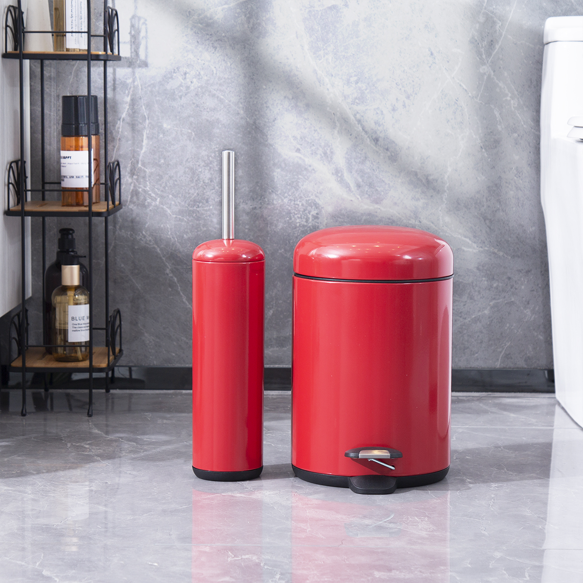 Customer Logo Stainless Steel Trash Bin Durable Pedal Bin Waste Bin Big Capacity 3L 5L 8L 12L 20L 30L Trash Can