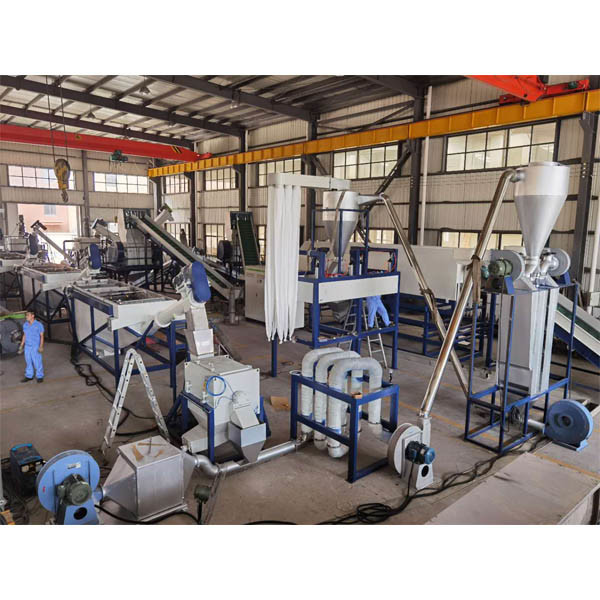 PET Bottle Flakes Washing Line with AI Sorter High Precision and Self-Learning for Plastic Recycling