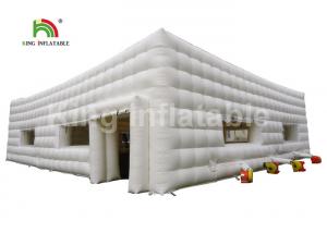 China White Color 11 X 6m Inflatable Cube Tent For Rental / Advertising Inflatable Booth on sale