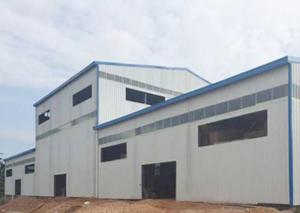 Quality 54m*20m Prefabricated Steel Workshop Construction Prefab Steel Frame House GB wholesale