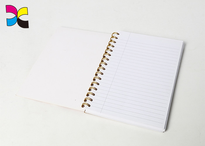 Quality Kraft Hard Cover Recycled Spiral Notebook Printing / Paperback Printing Services wholesale