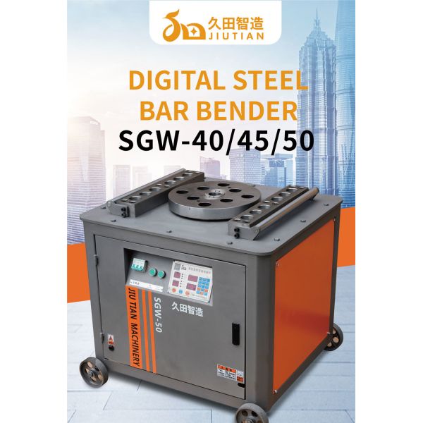 High Frequency 50Hz Rebar Bending Machine 40mm Capacity Hydraulic Rebar Bender