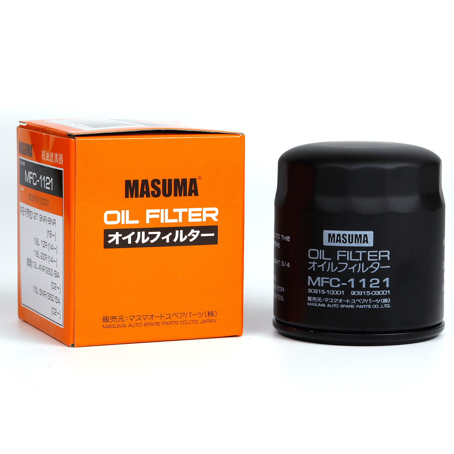 MFC-1121 MASUMA Spin-on car oil filter 1109Y3 90915-10001 90915-10003 90915-YZZE1 90915-YZZJ1 For TOYOTA