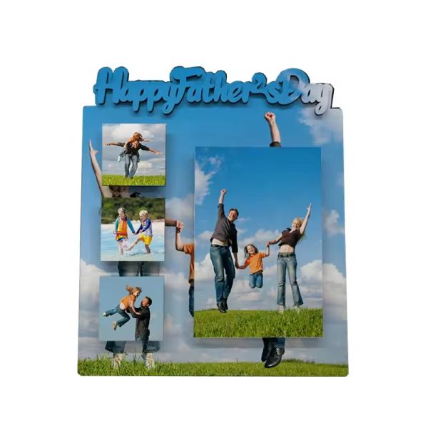 Printable Eco-Friendly MDF Sublimation Photo Frame With Stand For Mothers Day And Fathers Day Gift