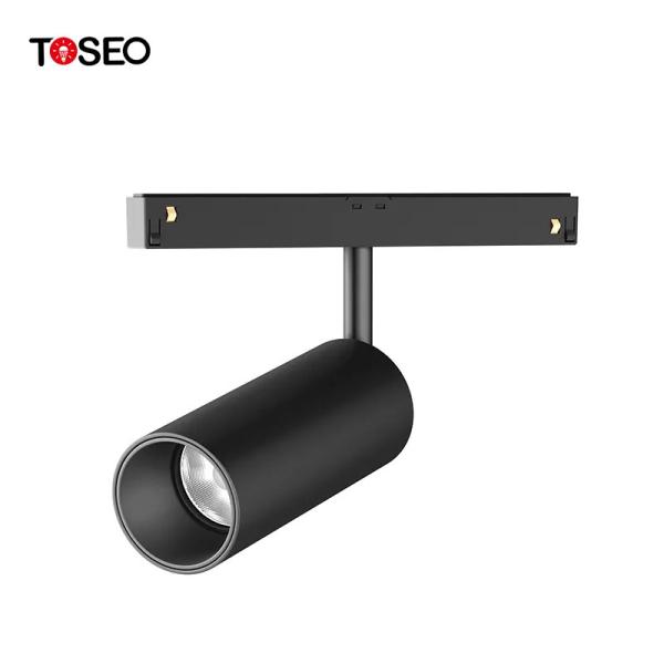 Commercial Adjustable Rail Track Spotlight Fixture 48V Folding Magnetic Track