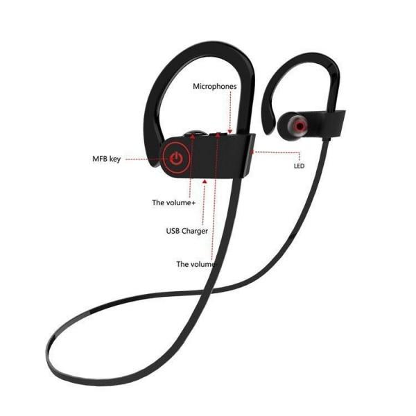Cheap Swimming earhook design bluetooth earhone with under water for sale
