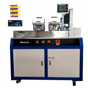 China VIP ID card printing single/double side PVC Card Cutting Machine  for standard card 3tags card on sale
