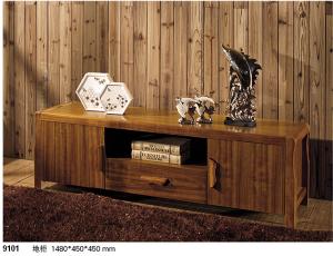 China Simple Wood TV stand design Living room set/solid wood floor cabinet set on sale