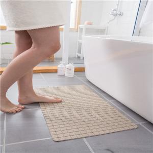 China Non Slip Shower Bath Mat with Massage Style Foot Scrub Anti Slip PVC Bath Mat on sale
