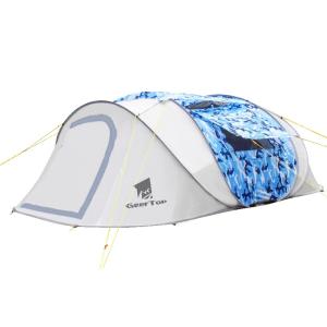 Quality Camouflage 6 Person L360cm Pop Up Camping Tent wholesale
